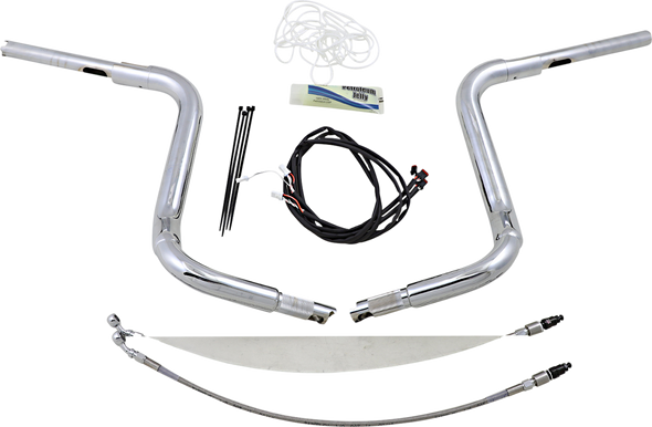 FAT BAGGERS INC. Handlebar Kit - Rounded Top - 14" - Chrome 809514