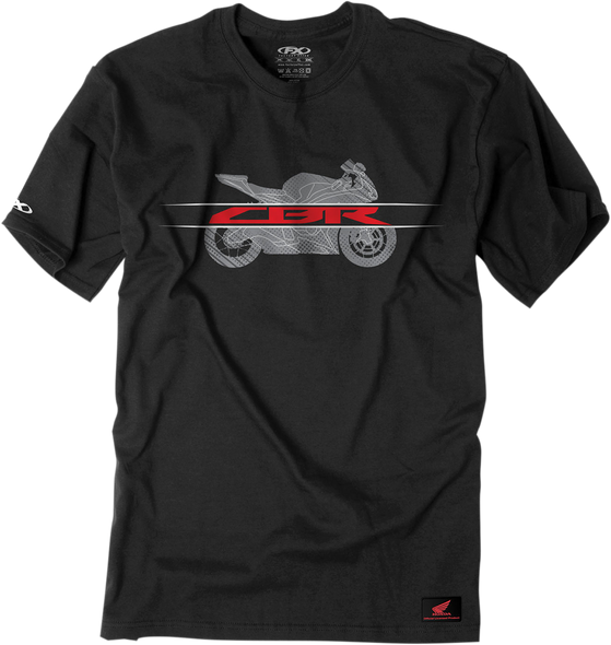 FACTORY EFFEX Honda CBR T-Shirt - Black - Large 16-88302