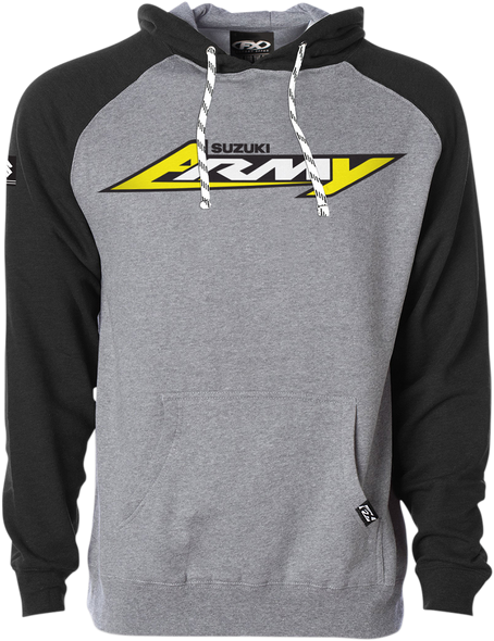 FACTORY EFFEX Suzuki Army Hoodie - Black/Heather - 2XL 23-88408