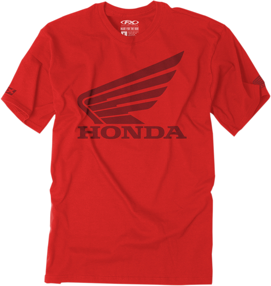 FACTORY EFFEX Honda Big Wing T-Shirt - Red - Medium 21-87312