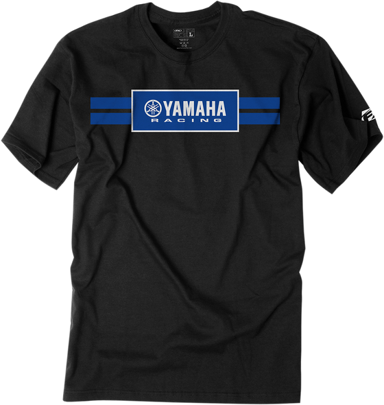 FACTORY EFFEX Yamaha Racing Stripe T-Shirt - Black - 2XL 19-87208