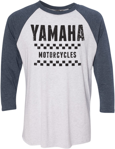 FACTORY EFFEX Yamaha Vet T-Shirt - White/Navy - XL 23-87226