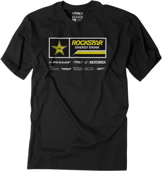 FACTORY EFFEX Rockstar 21 Racewear T-Shirt - Black - Medium 24-87622