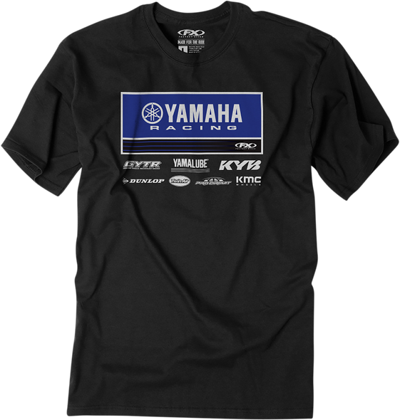 FACTORY EFFEX Yamaha 21 Racewear T-Shirt - Black - XL 24-87226