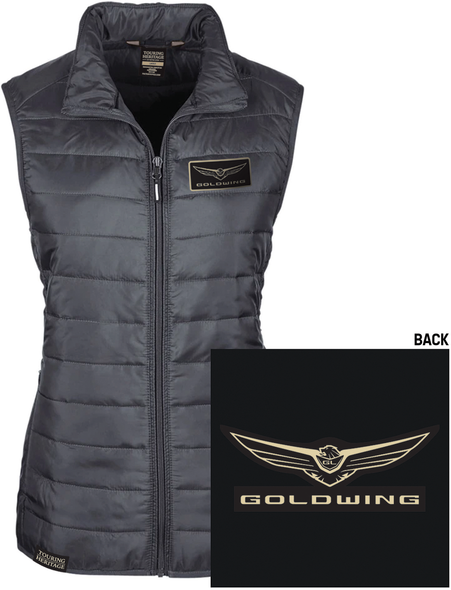 FACTORY EFFEX Women's Goldwing Puff Vest - Black - Medium 25-85812