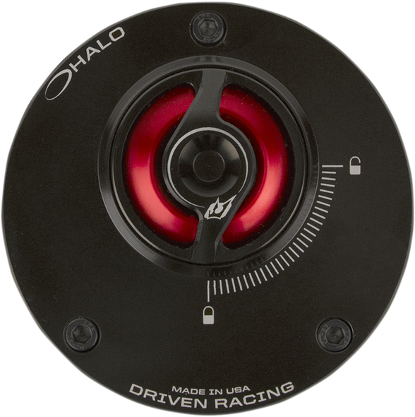 DRIVEN RACING Halo Fuel Cap - Red DHFC-RD