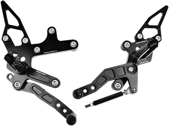 DRIVEN RACING TT Rearset - Ninja 400 DRP-736