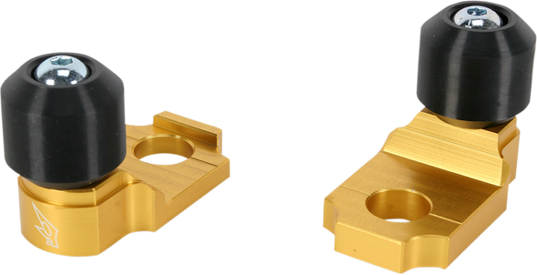 DRIVEN RACING Axle Block Sliders - Kawasaki ZX-10R - Gold DRAX-105-GD