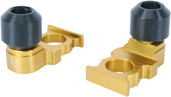 DRIVEN RACING Axle Block Sliders - Honda - Gold DRAX-103-GD