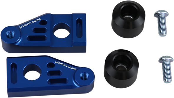 DRIVEN RACING Axle Block Sliders - Yamaha FZ-9 - Blue DRAX-121-BL