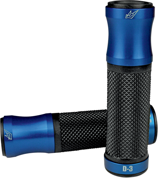 DRIVEN RACING Grips - D3 - 1" - Blue/Black D3BL2