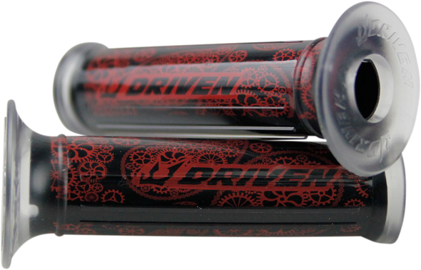 DRIVEN RACING Grips - Bandana - Red D335 RD