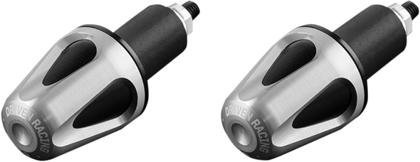 DRIVEN RACING Bar End Weight - Silver/Black DXB-SL