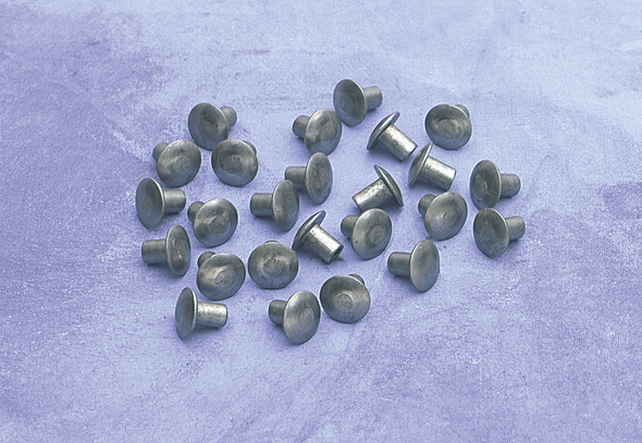 DRAG SPECIALTIES Heavy-Duty Front Fender Rivet - Stainless Steel - 1/4" x 5/15" - 25-Pack 091012-HC3