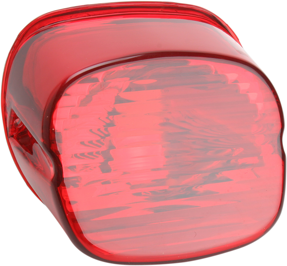 DRAG SPECIALTIES Laydown Taillight Lens - Red 12-0417A