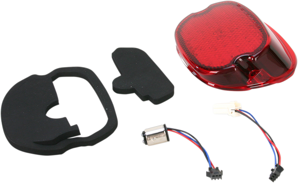 DRAG SPECIALTIES Taillight - Bottom Tag Light - Red L24-0436DRLED