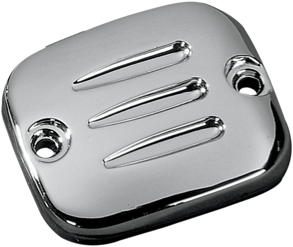 DRAG SPECIALTIES Master Cylinder Cover - Front - Grooved 373814-BC101