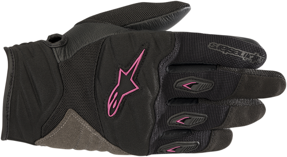 ALPINESTARS Stella Shore Gloves - Black/Pink  -  Small 3516318-1039-S