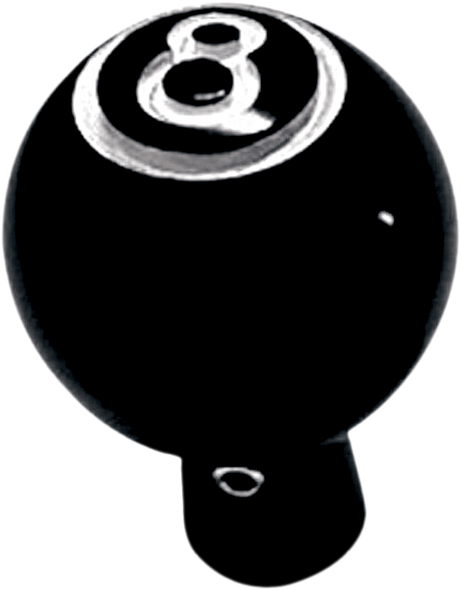 JOKER MACHINE Choke Knob - Eight Ball - Black 02-59