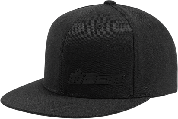 ICON Fused Flat Bill Hat - Black - Large/XL 2501-1875