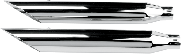 KHROME WERKS Mufflers - Slashcut 202350