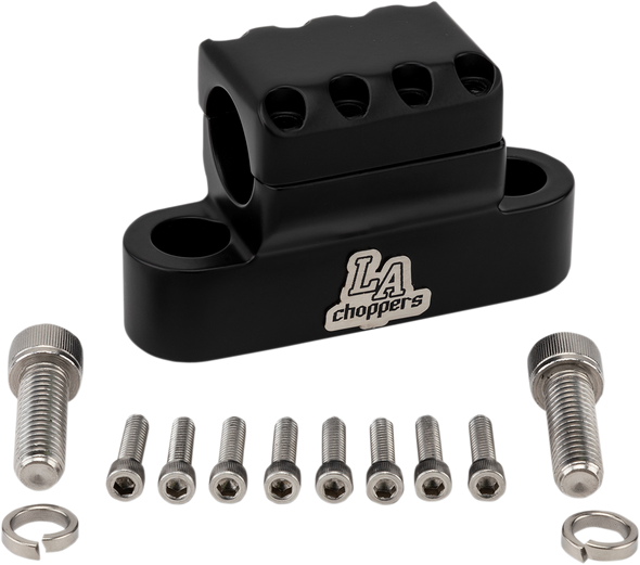 LA CHOPPERS Clamp - Kage Fighter - Flat Black LA-7335-XXCM