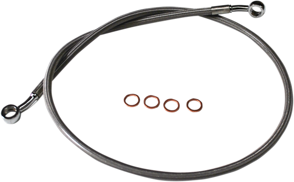 LA CHOPPERS Stainless Brake Line - 15"-17" - Scout LA-8400B16