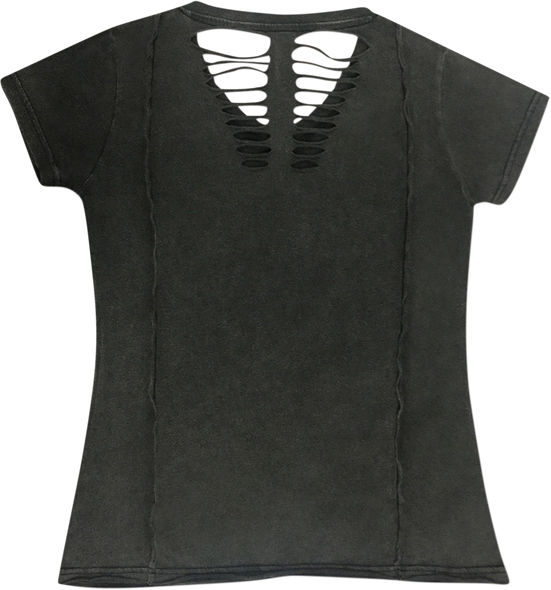 LETHAL THREAT Women's Daggerskull T-Shirt - Gray - XL LA20707XL