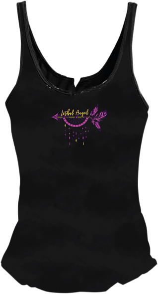 LETHAL THREAT Women's Tank Top - Broken Arrow - Black - 1XL LA206051X