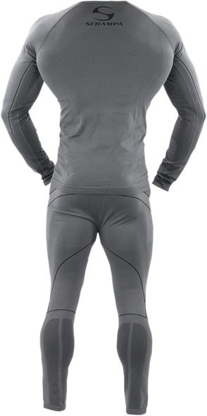 SCHAMPA & DIRT SKINS Pro Series Thermal Underwear Set - Gray - One Size Fits Most PRO-THERML101