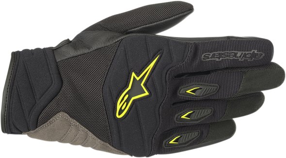 ALPINESTARS Shore Gloves - Black/Yellow - 3XL 3566318-155-3X