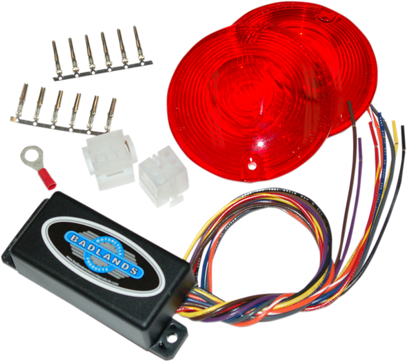 BADLANDS Plug-In Illuminator with Red Lenses - 6 Pin ILL-02-RL-A