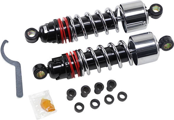 BURLY BRAND Slammer Plus Shocks - Chrome - XL B28-1205