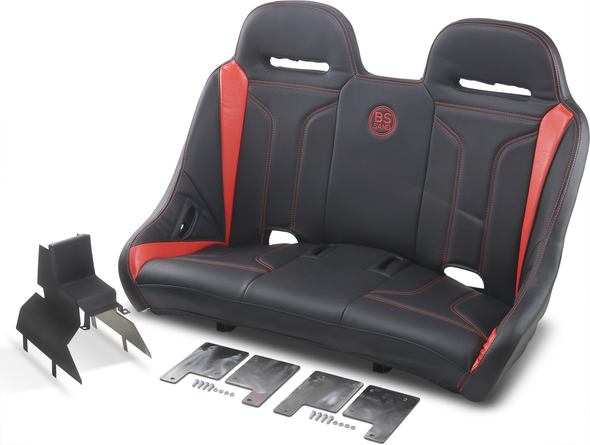 BS SANDS Extreme Bench Seat - Black/Deep Orange EXBEDODTC