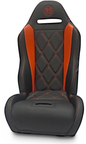 BS SANDS Performance Seat - Big Diamond - Deep Orange PEBUDOBDC