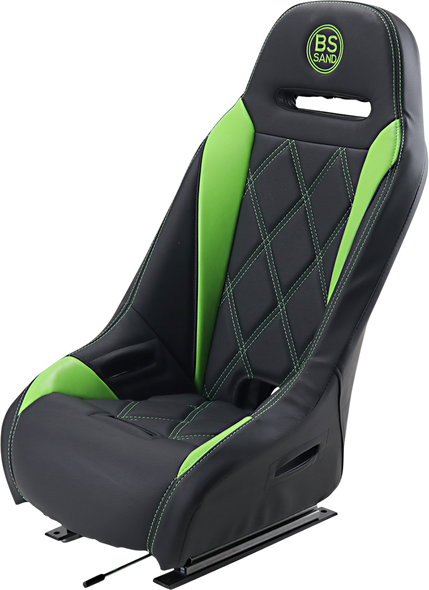 BS SANDS Extreme Seat - Big Diamond - Black/Green EBUBLBDKW