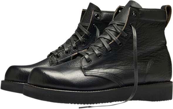 BROKEN HOMME James Boots - Wide - Black - Size 9 FB12002-W-9