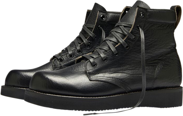 BROKEN HOMME James Boots - Wide - Black - Size 12 FB12002-W-12
