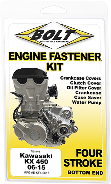 BOLT Engine Fastener Kit - Honda CRF E-CF4-0208