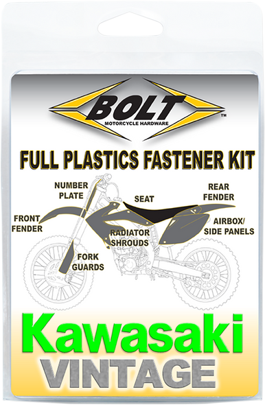 BOLT Body/Plastics Fastener Kit - Kawasaki - KX KAW-9293103