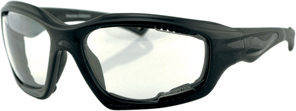 BOBSTER Desperado Sunglasses - Gloss Black - Clear EDES001C