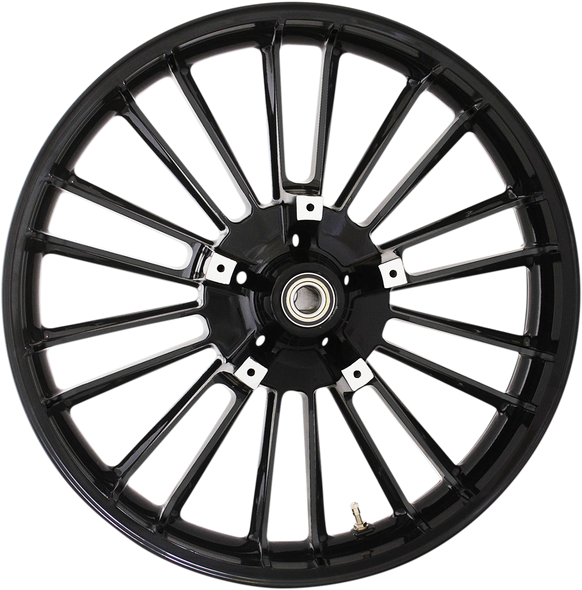 COASTAL MOTO Front Wheel - Atlantic - Dual Disc/No ABS - Black - 21"x3.50" - '08+ FL 3D-ATL213SB