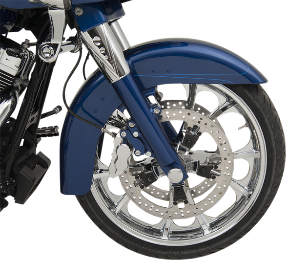 COASTAL MOTO Front Wheel - Largo - Dual Disc/ABS - Chrome - 21"x3.50" - '08+ FL 3D-LGO213CH-ABS