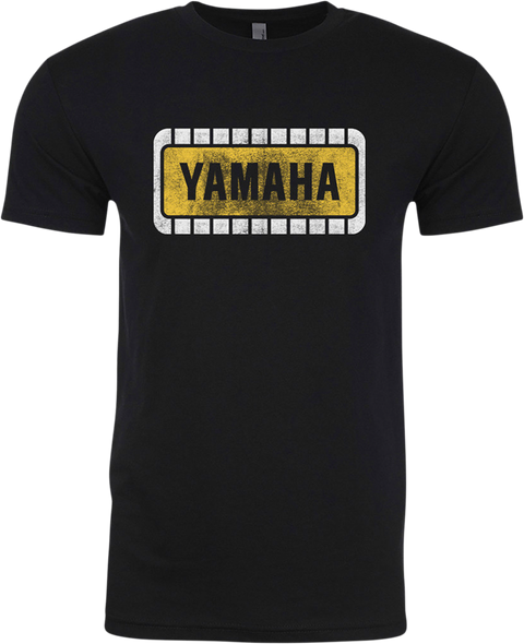 YAMAHA APPAREL Yamaha Retro T-Shirt - Black/Yellow - Medium NP21S-M1967-M