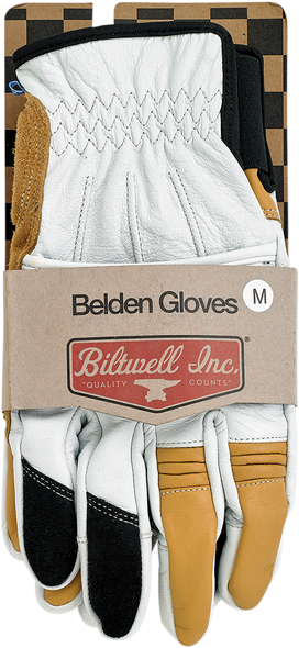 BILTWELL Belden Gloves - Cement - XS 1505-0409-301