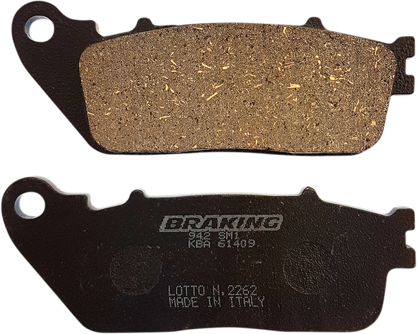 BRAKING SM1 Brake Pads - Honda - 942SM1 942SM1