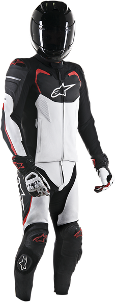 ALPINESTARS GP Pro 2-Piece Leather Suit - Black/White/Red - US 40 / EU 50 3165016-123-50