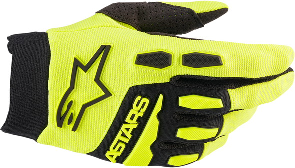 ALPINESTARS Full Bore Gloves - Yellow/Black - XL 3563622-551-XL