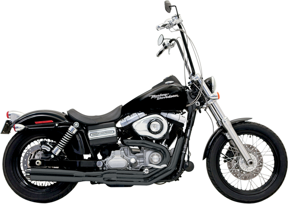 BASSANI XHAUST B1 2:1 Exhaust - Black 1D18RB