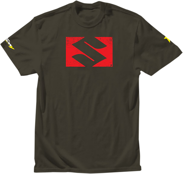 D'COR VISUALS Suzuki Bold S T-Shirt - Black - Large 80-121-3